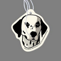 Paper Air Freshener Tag W/ Tab - Dalmatian's Face